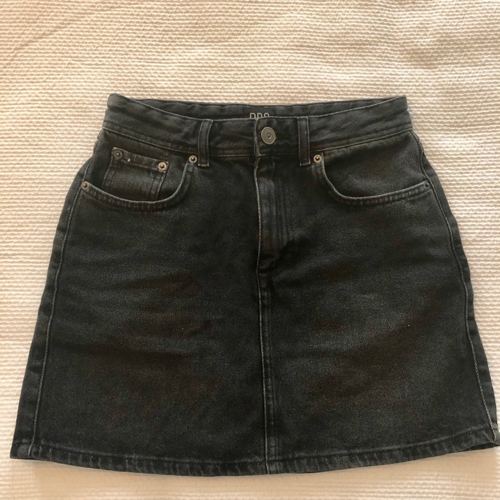 BDG Black Denim Skirt